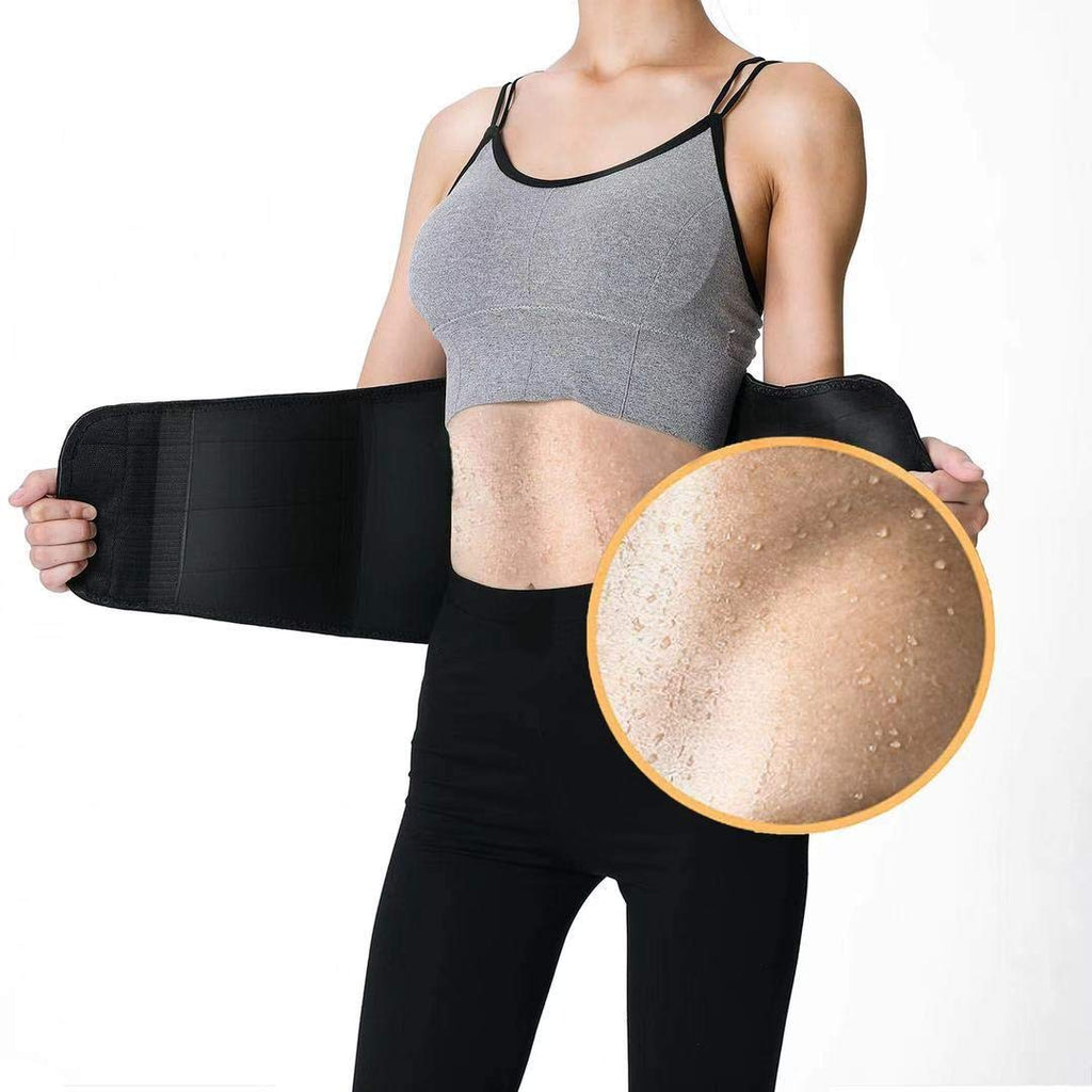 Moolida Waist Trainer Belt For Women Sauna Sweat Neoprene Waist Trimmer  Weight Loss Workout Fitness Back Support Belts