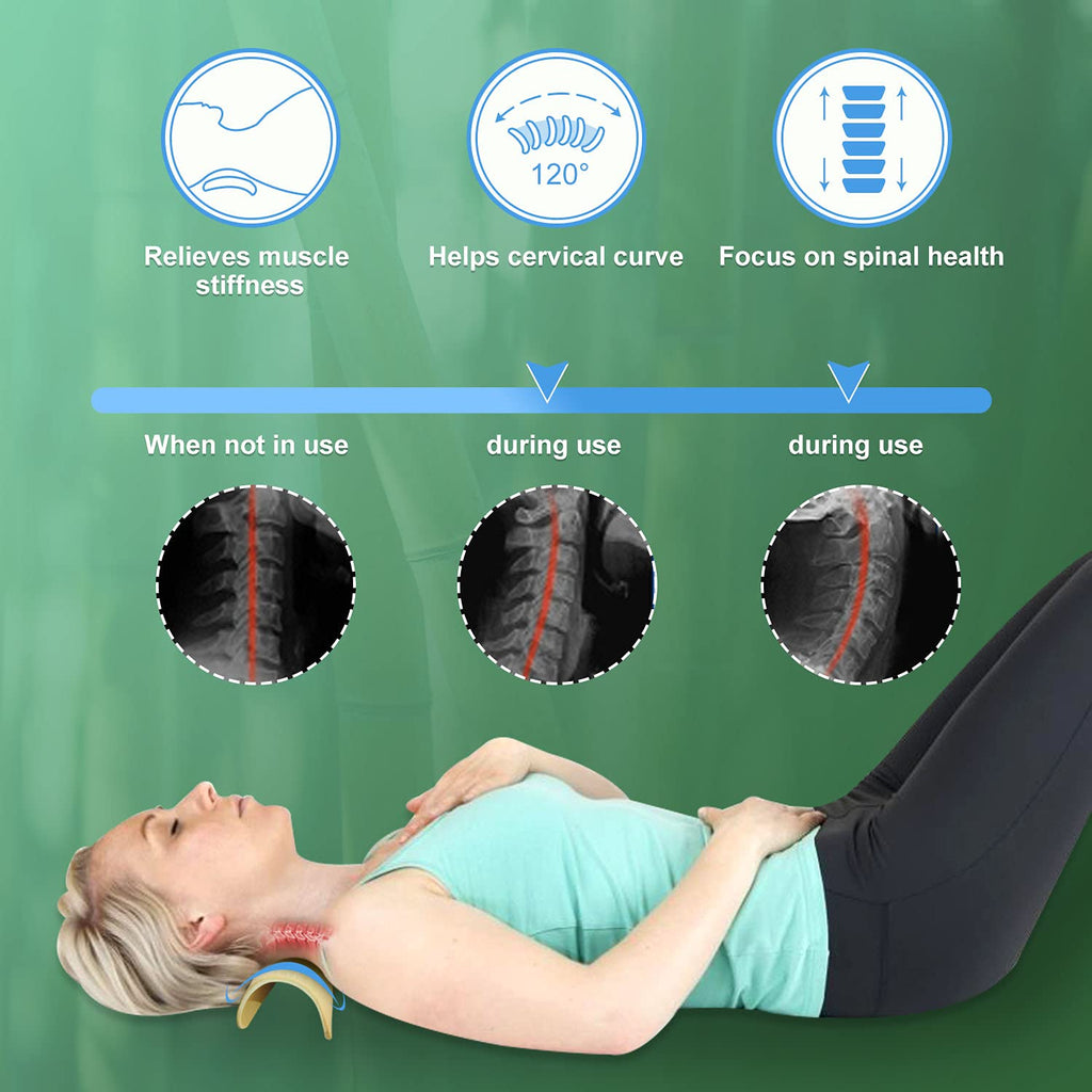 Dropship Neck And Shoulder Relaxer; Cervical Traction Device For