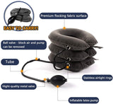 Inflatable adjustable neck brace, home neck decompression neck traction pillow