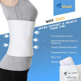 Abdominal Binder Post Surgery for Men and Women, Postpartum Tummy Tuck Belt Provides Slimming Bariatric Stomach Compression,High Elasticity