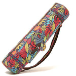 Printed Portable Yoga Mat Bag Easy Carry Yoga Backpack Mesh Adjustable Strap Sport Mat Case Bag Sports Knapsack