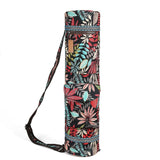 Printed Portable Yoga Mat Bag Easy Carry Yoga Backpack Mesh Adjustable Strap Sport Mat Case Bag Sports Knapsack