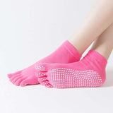 1 Pair Yoga Cotton Socks Anti-Slip Quick-Dry Bandage Girls Ballet Dance Fitness Pilates Breathable Elastic Socks For 35-39 yards