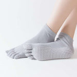 1 Pair Yoga Cotton Socks Anti-Slip Quick-Dry Bandage Girls Ballet Dance Fitness Pilates Breathable Elastic Socks For 35-39 yards