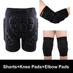 Freeshipping XS-3XL Outdoor Sports Ski Skate Snowboard Protection Skiing Protector Skating Protective Hip Padded Shorts