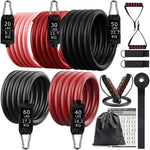 250lbs Resistance Bands Set Fitness Workout Gym Pull Rope Yoga Latex Tube Sports Elastic Booty Bands Exercise Equipment for Home